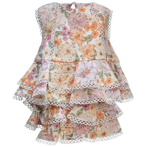 Se Bardot Junior Ambrosia Blomstret Baby-sæt Med Top Og Et Shorts Garland | Lyserød | 2 years ved Babyshop
