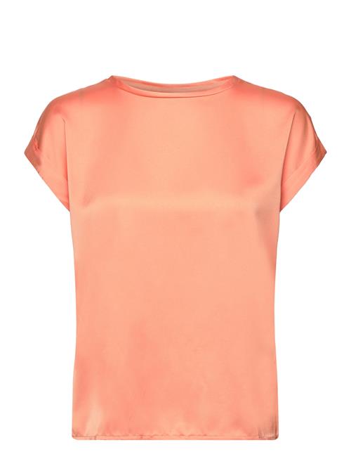 Vila Viellette S/S Satin Top - Noos Vila Coral