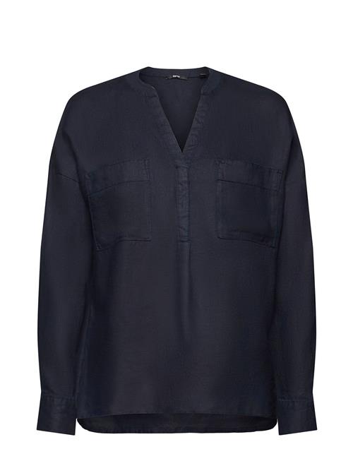 Esprit Collection Linen Blouse Esprit Collection Navy