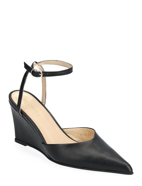 ALOHAS Polly Black Leather Pumps ALOHAS Black