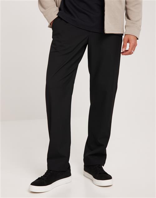 Selected Homme SLH196-Straight Robert String Pant Slacks Black