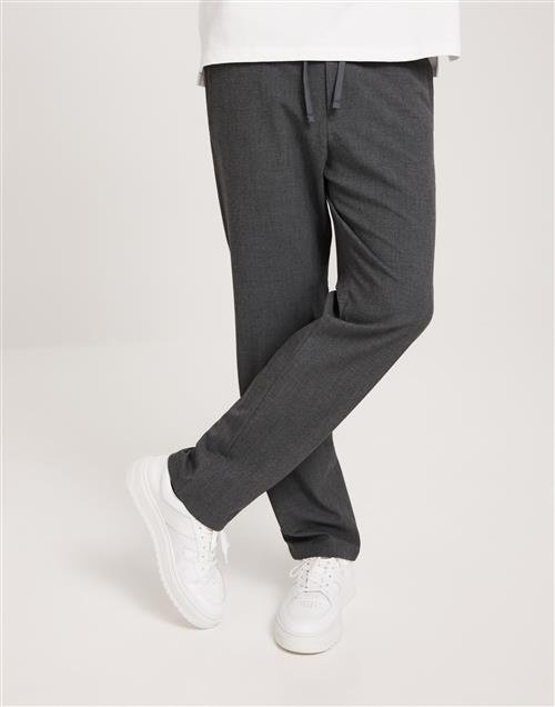 Selected Homme SLH196-Straight Robert String Pant Slacks Grå