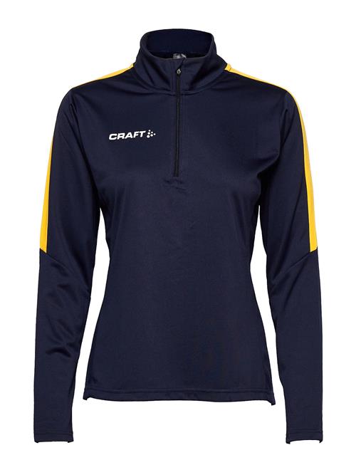 Craft Progress Halfzip Ls Tee W Craft Navy