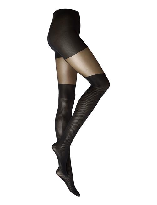 Se Swedish Stockings Dagmar Over-Knee Tights 20/80 Den Swedish Stockings Black ved Booztlet