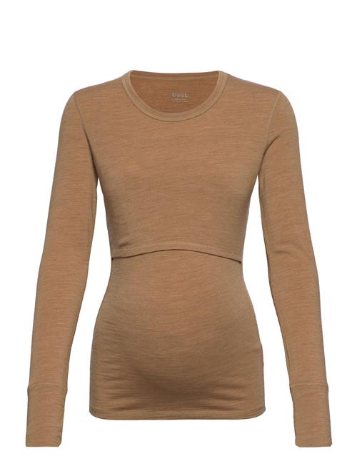 Se Boob Merino Wool L/S Top Boob Brown ved Booztlet