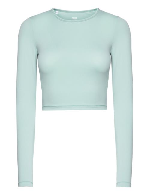 Se Casall Crop Long Sleeve Casall Blue ved Booztlet