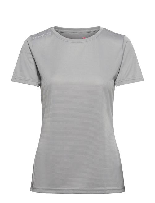 Se Newline Women Core Functional T-Shirt S/S Newline Grey ved Booztlet