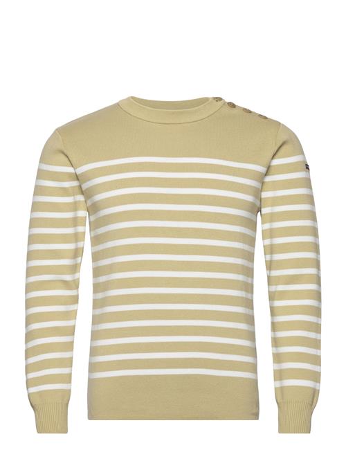 Armor Lux Striped Mariner Sweater "Groix" Armor Lux Khaki