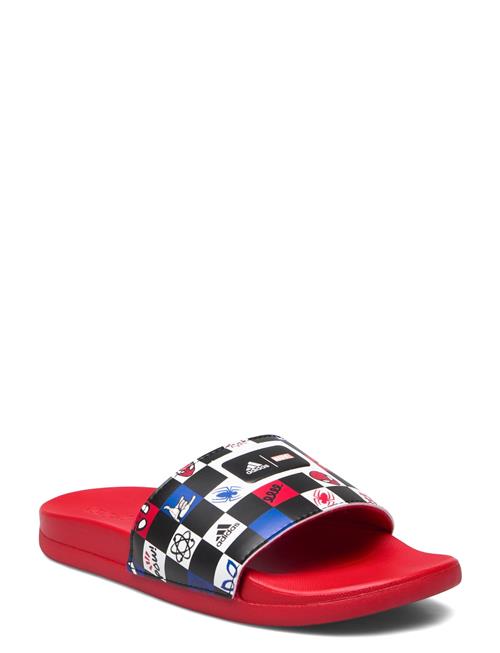 Se adidas Sportswear Adilette Comfort Spiderman K Adidas Sportswear Patterned ved Booztlet