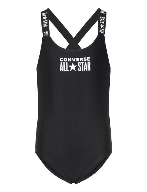 Se Converse Cnvg 1Pd Core Logo Swimsuit Converse Black ved Booztlet