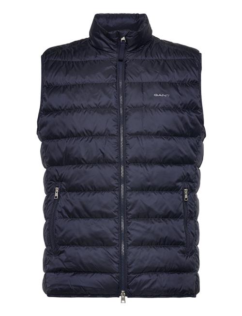 Se GANT Light Down Vest GANT Navy ved Booztlet