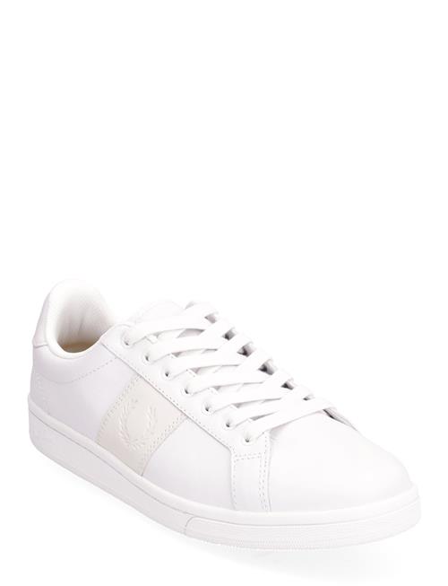 Fred Perry B721 Lthr/Branded Nubuck Fred Perry White