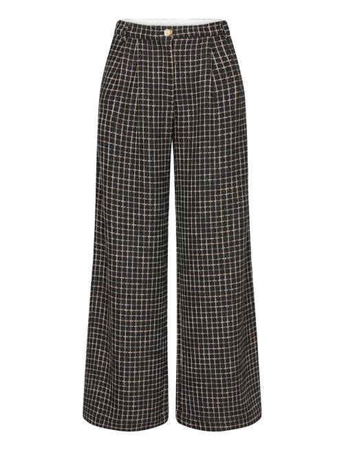 Checked Bouclé Pants Stella Nova Black