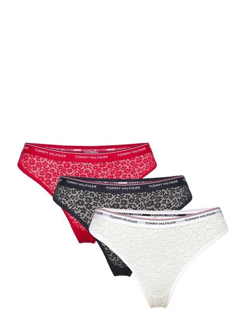 Tommy Hilfiger 3 Pack Thong Lace Tommy Hilfiger White