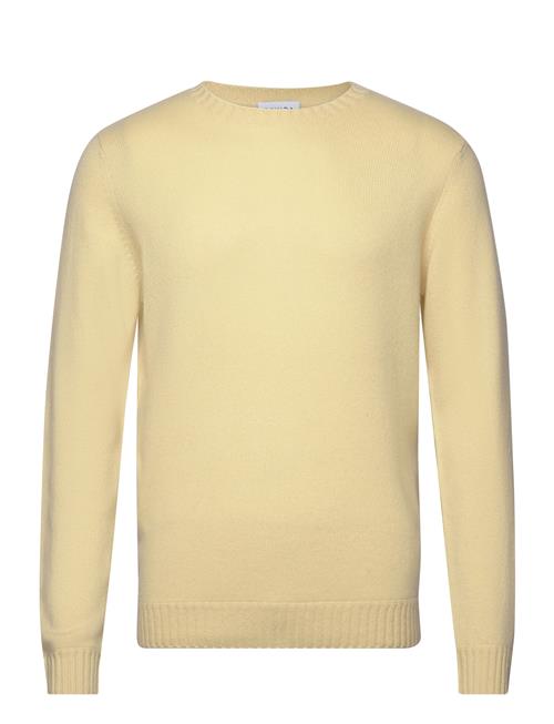 Davida Cashmere Man Chunky O-Neck Sweater Davida Cashmere Yellow