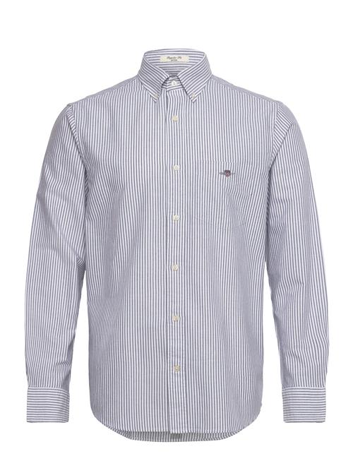 GANT Reg Classic Oxford Stripe Shirt GANT Navy