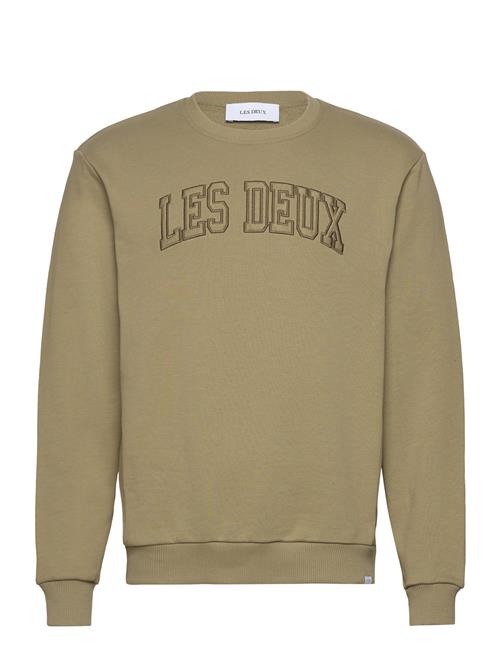 Se Les Deux Script Sweatshirt Les Deux Khaki ved Booztlet