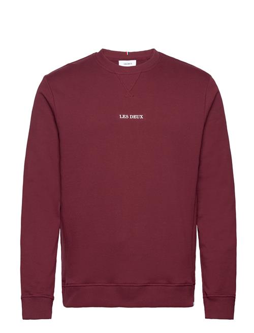 Se Les Deux Lens Sweatshirt - Seasonal Les Deux Burgundy ved Booztlet