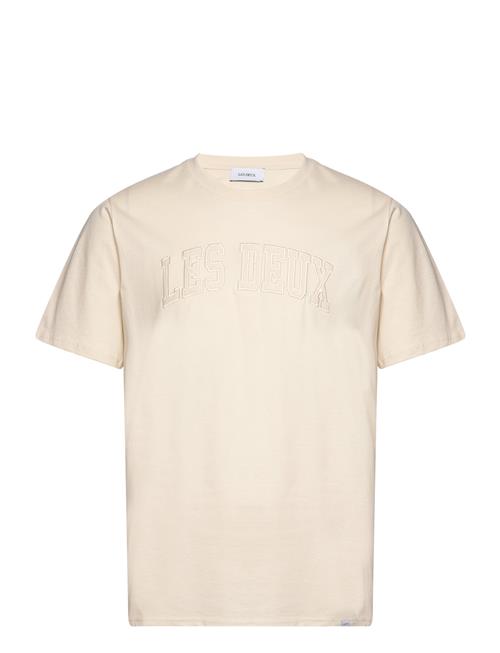 Les Deux Script T-Shirt Les Deux Cream