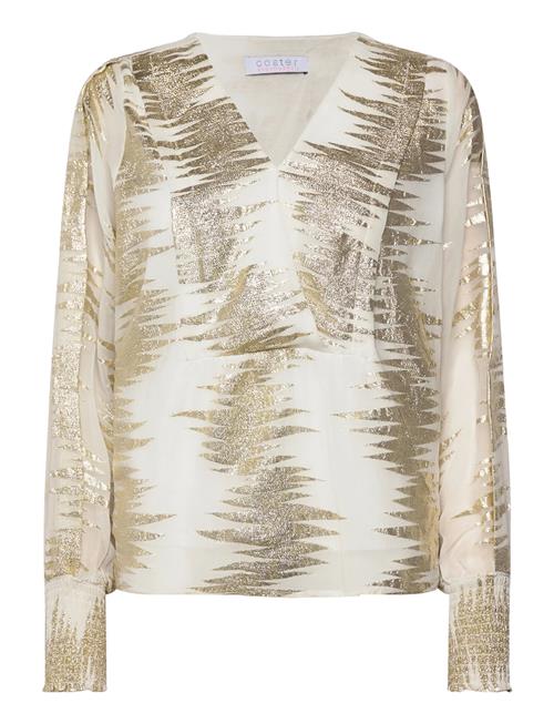 Se Coster Copenhagen Shirt With Lurex Pattern Coster Copenhagen Gold ved Booztlet