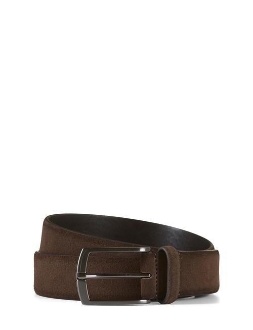 Howard London Suede Leather Belt Zack Howard London Brown