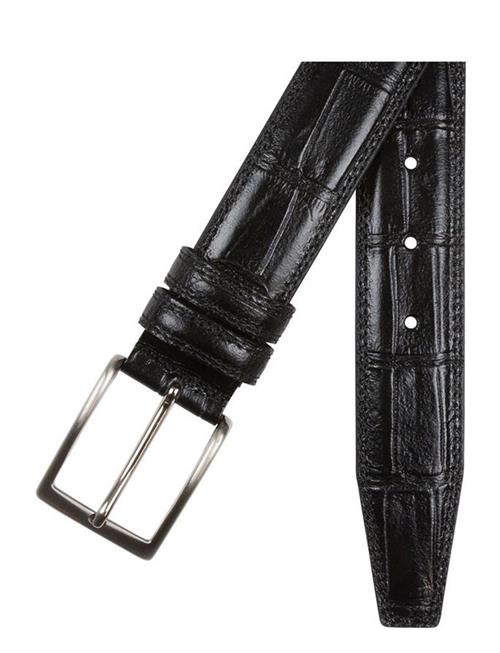 Se Portia 1924 Croco Leather Belt Portia 1924 Black ved Booztlet