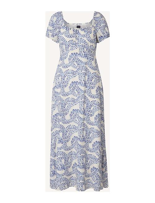 Abigail Dot Print Dress Lexington Clothing Blue