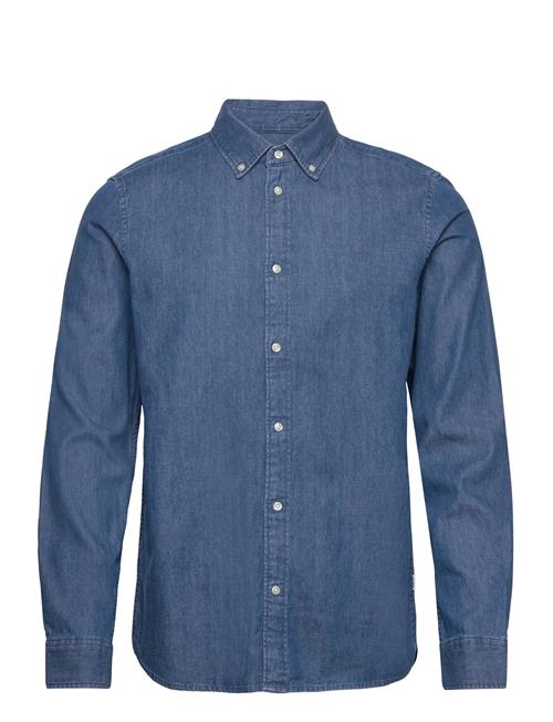 Les Deux Kristian Denim Shirt Les Deux Blue