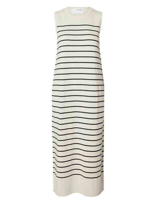Slfberga Sl Knit Dress Selected Cream