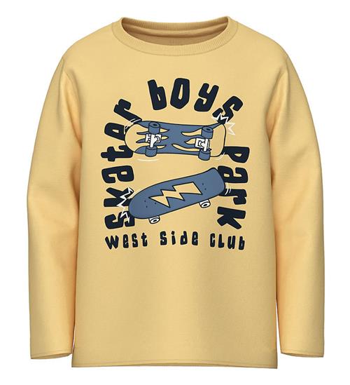 Se Name It Bluse - NmmVagno - Golden Haze/Skater Boys Park ved KidsWorld