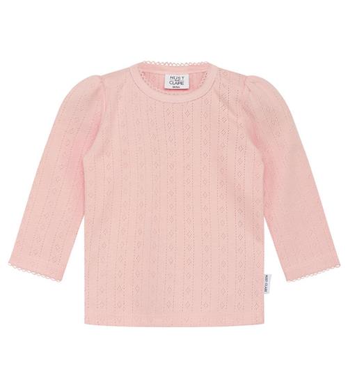 Hust and Claire Bluse - Andreia - Icy Pink m. HulmÃ¸nster