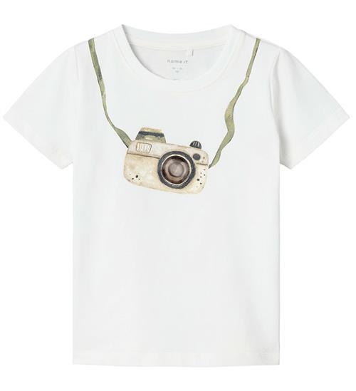 Se Name It Name It T-Shirt - NmmJacts - Bright White m. Print ved KidsWorld