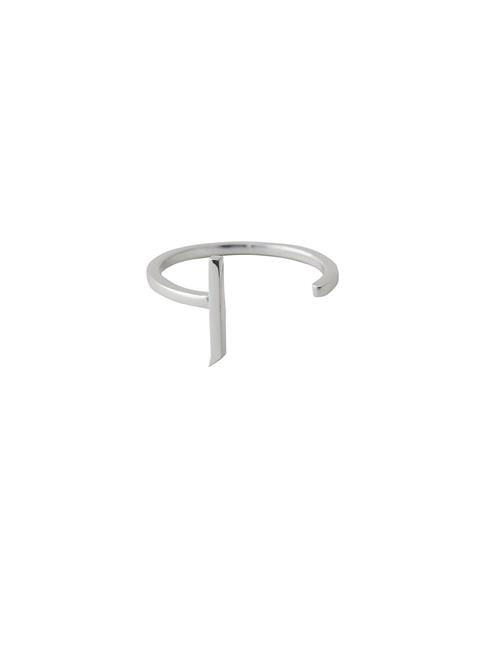 Ring A-Z Silver Design Letters Silver