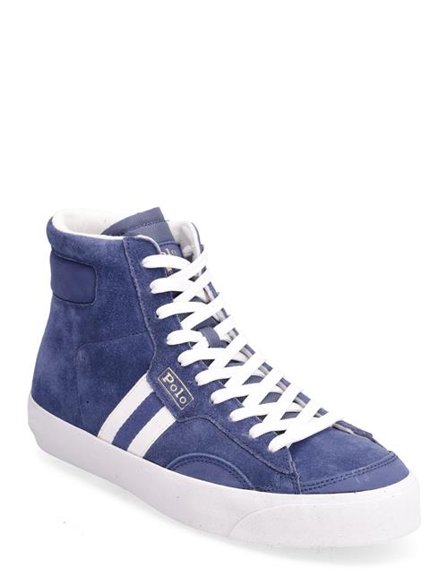 Polo Ralph Lauren Court Vulc Mid Suede Sneaker Polo Ralph Lauren Blue