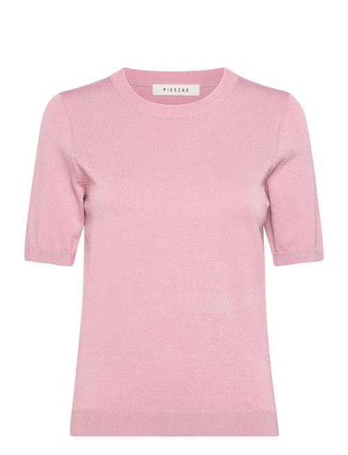 Pieszak Pd-Eba Ss Knit Pieszak Pink