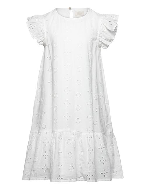 Creamie Dress Embroidery Anglaise Creamie White