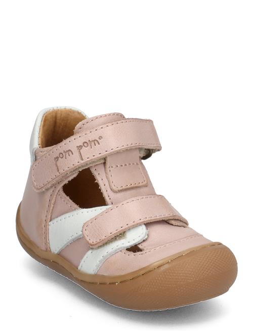 Pom Pom Walkers™ Velcro Sandal Pom Pom Pink