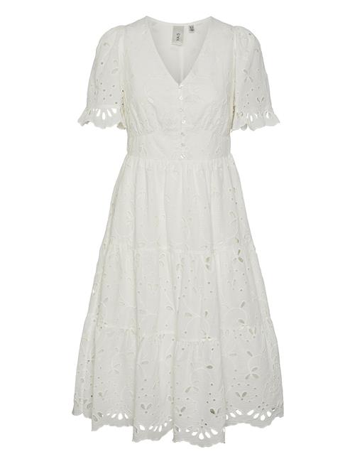 YAS Yaskanikka 2/4 Midi Dress YAS White