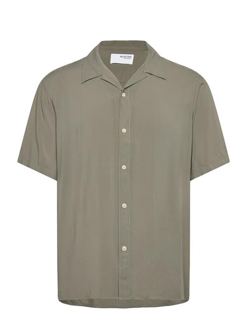 Selected Homme Slhrelax-Karlsson Shirt Ss Selected Homme Khaki