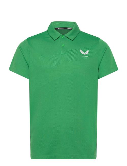 Engineered Knit Polo Castore Green