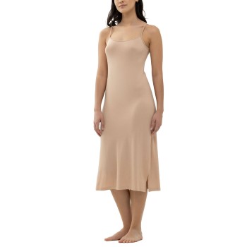 Mey Emotion Long Body Dress Beige 42 Dame