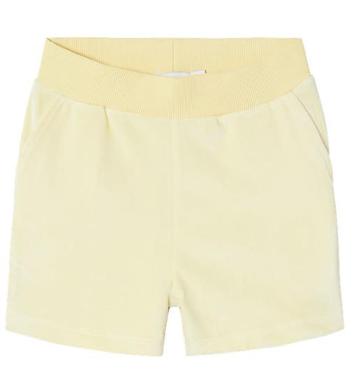 Name It Name It Shorts - Velour - NkfDebbie - Pastel Yellow