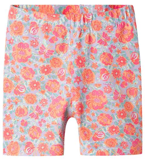 Name It Name It Cykelshorts - NmfVayo - Purple Rose m. Blomster