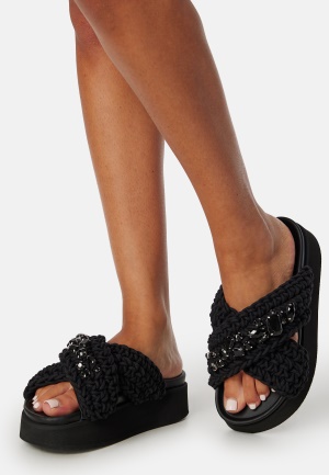 INUIKII Woven Stones Platform Black 37