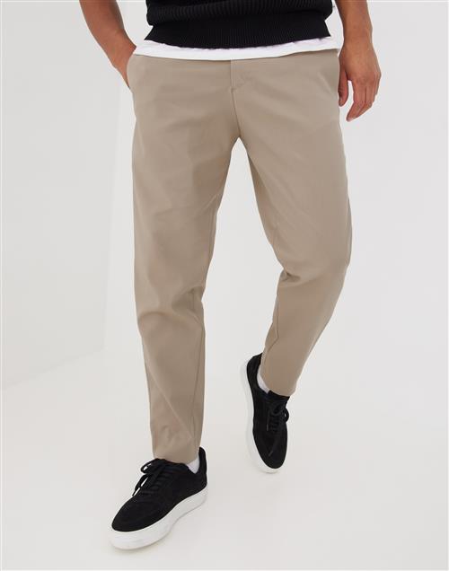 Selected Homme Slhslimtape-Dann Flex Ank Pants B N Slacks Sand