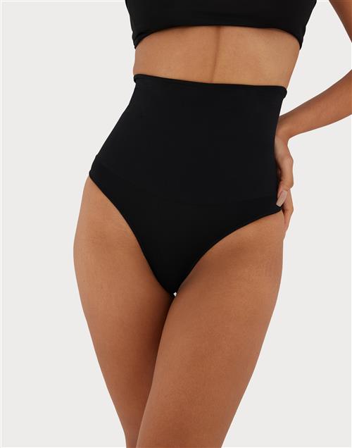 Bye Bra - Sort - Seamless High Waist Thong