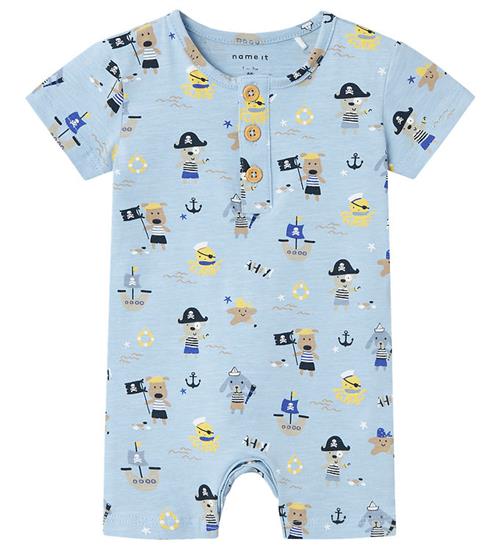 Se Name It Name It Sommerdragt - NbmFobus - Chambray Blue ved KidsWorld