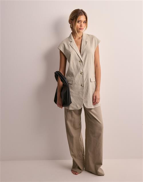 Object Collectors Item - Beige - Objliva Lo Waistcoat 133