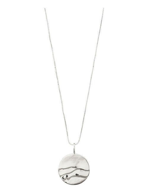 Se Pilgrim Heat Recycled Coin Necklace Pilgrim Silver ved Booztlet