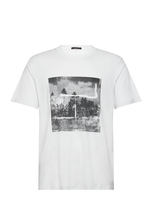 Se NEUW Graaf Linen Art Tee White NEUW White ved Booztlet